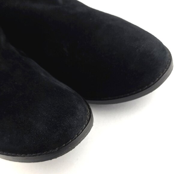 VIONIC Women's Joy Serena Black Suede Ankle Boots Side Zip Arch Support Size 8M - Picture 8 of 14